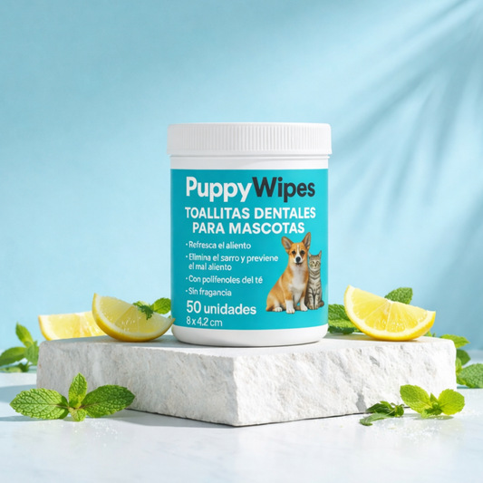 PuppyWipes™- Elimina la placa en 30 segundos