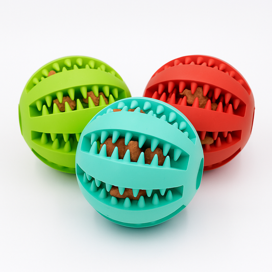 PuppyBall - Acelera la limpieza y fortalece su mordida